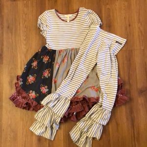 Matilda Jane Dress and Ruffled Pants